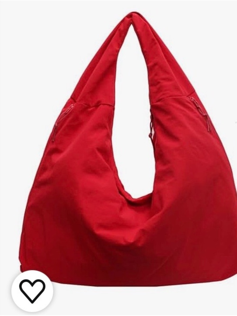 Red Women's Shoulder Hobo Bag